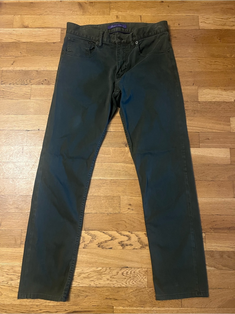 Ralph Lauren Purple Label Slim Fit Stretch Sateen Pant 30x32